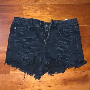 American Eagle Black Shorts